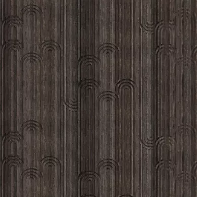 Timber Arch ruskea puuseinatapetti Rebel Wallsilta R17221 kuva