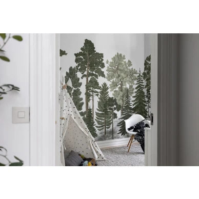 Lastenhuoneen puutapetti Scandinavian Bellewood Rebel Wallsilta R17204 kuva