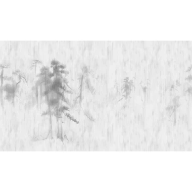 Asian Pines harmaa puutapetti levea kuvio Rebel Wallsilta R16761 kuva