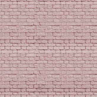 Soft Bricks roosa tiilitapetti Rebel Wallsilta R14873 kuva