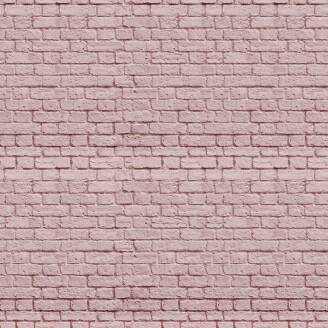 Soft Bricks roosa tiilitapetti Rebel Wallsilta R14873 kuva