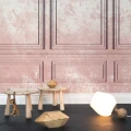 Patinated Panels jannittava roosa paneliseina muraltapetti Rebel Wallsilta R15381