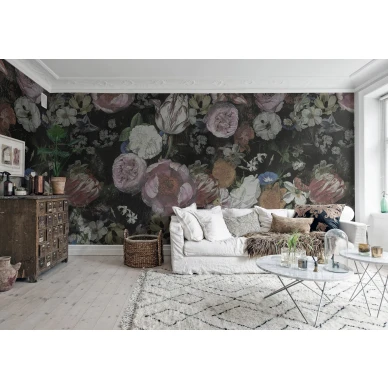 Blooming roosa romanttinen kukkatapetti Rebel Wallsilta R15391 kuva