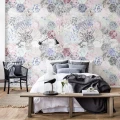 Mixed Memories marmorikuviollinen geometrinen muraltapetti makuuhuoneeseen Rebel Wallsilta R15401