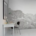 Bellewood harmaa metsatapetti tyohuoneeseen Rebel Wallsilta R13054