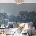 Bellewood sininen puutapetti Rebel Wallsilta R13059