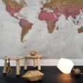 School Atlas varikas maailmankartta lastenhuoneen muraltapetti Rebel Wallsilta R13902
