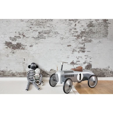 Industrial Ivory vanha tiiliseina muraltapetti lastenhuoneeseen Rebel Wallsilta R14321 image