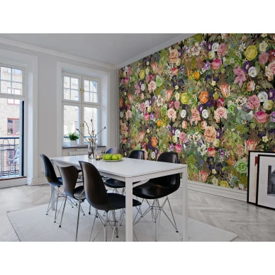 Meadow varikas kukkatapetti ruokailuhuoneeseen Rebel Wallsilta R13142 image