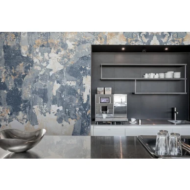 Battered Wall teollisuushenkinen tapettiseina keittion muraltapetti Rebel Wallsilta R12791 image