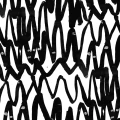 Pulse of Passion mustavalkoinen graafinen muraltapetti Rebel Wallsilta R14091