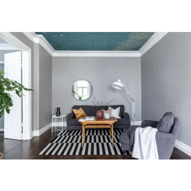 Atlas of Astronomy sininen tahtikartta muraltapetti olohuoneen sisakattoon Rebel Wallsilta R13811 image