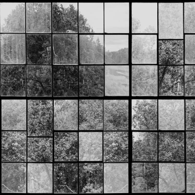 Factory Window harmaa ikkunatapetti Rebel Wallsilta R14382 image