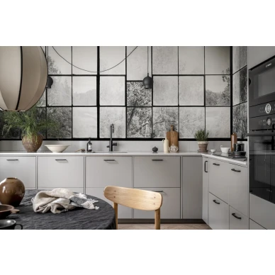 Keittion kuvatapetti Factory Window Rebel Wallsilta R14382 image