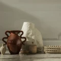 fermLIVING AW21 VersoTableVaseTerracotta AryMiniVases CeramicBasketOval image