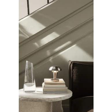 Tiny moderni pieni metallinen poytavalaisin Ferm Livingilta kuva