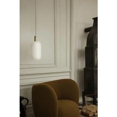 Casca ovaali valkoinen lasinen kattovalaisimen lampunvarjostin Ferm Livingilta image