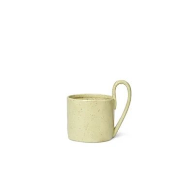 Ferm Living Flow muki iso keltainen kahvimuki image