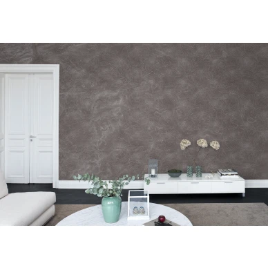 Elevation Lines vaaleanruskea graafinen olohuoneen muraltapetti Rebel Wallsilta R14073 kuva