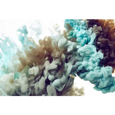 Frozen Moments turkoosi abstrakti varirajahdys valokuvatapetti Rebel Wallsilta koko kuvio R15451 image