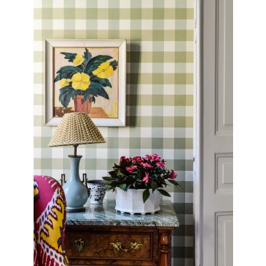 Picnic vihrea ruudullinen tapetti keittioon Langelid von Bromssenilta 20 55 image