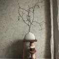 Anna beige moderni kaislatapetti Sandbergilta S10110