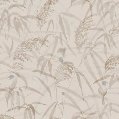 Anna beige ruskea kaislatapetti Sandbergilta S10110 image