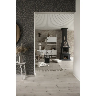 Sara sininen lehtitapetti olohuoneeseen Sandbergilta S10117 image