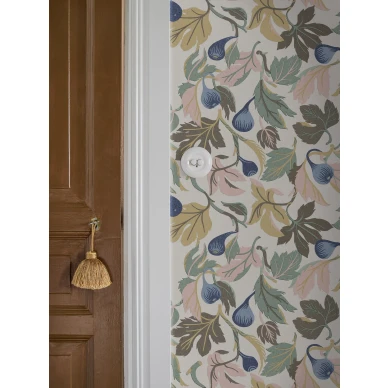 Figs suurikuvioinen lehtitapetti Borastapeterilta 2063 image