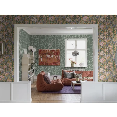 My Secret Garden kaunis vihrea lehtitapetti Borastapeterilta 2073 image