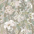 Friviva harmaa kukkatapetti Borastapeterilta 2080