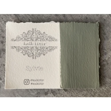 Maalaa kalkkimaali seina vihrea savy Sylvie Kalklitirilta image