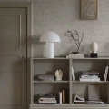 Harmaa tapetti Travertine marmorikuviolla Borastapeterilta 2287