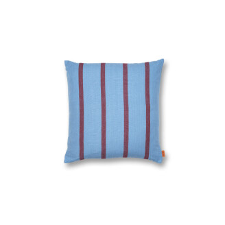 Grand Cushion sininen raidallinen tyyny Ferm Livingilta image