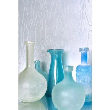 Olohuoneen tapetti yksivarinen siniharmaa Watered Silk 106 1012 Cole et Sonilta kuva