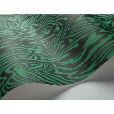 Vihrea tapetti seeprakuviolla Zebrawood Cole et Sonilta 107 1001 kuva