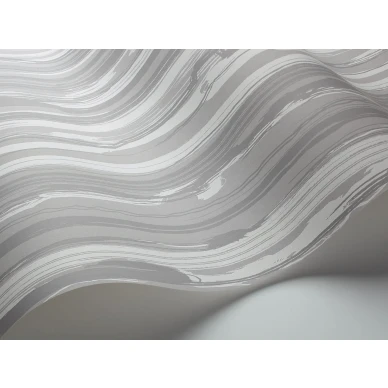 Harmaa raidallinen tapetti Cole et Sonilta Strand 107 7034 image