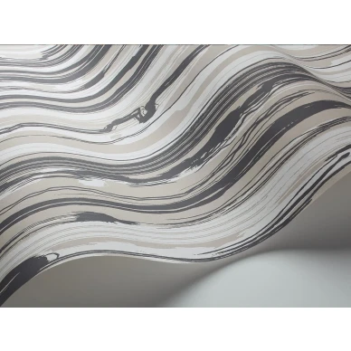 Harmaa raidallinen tapetti Cole et Sonilta Strand 107 7035 image