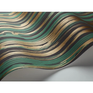 Metallivarinen monivarinen raidallinen tapetti Cole et Sonilta Strand 107 7036 image