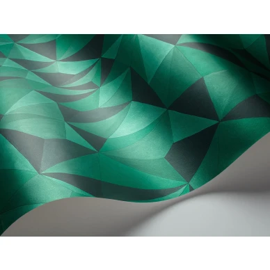 Geometrinen vihrea tapetti Cole et Sonilta Quartz 107 8039 image
