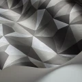 Harmaa geometrinen tapetti Cole et Sonilta Quartz 107 8037