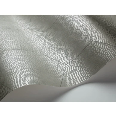 Hopeanvarinen geometrinen tapetti Cole et Sonilta Mineral 107 6030 kuva