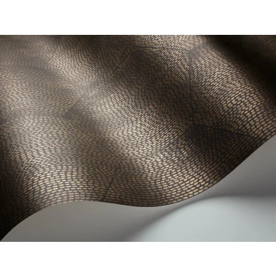 Pronssi metallivarinen geometrinen tapetti Cole et Sonilta Mineral 107 6027 kuva