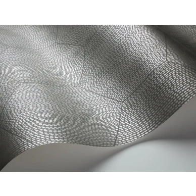 Tumma hopeanvarinen geometrinen tapetti Cole et Sonilta Mineral 107 6031 kuva