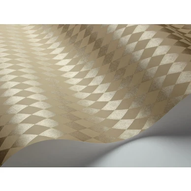 Cole et Sonin kulta keltainen ruudullinen tapetti Titania 103 14059 kuva