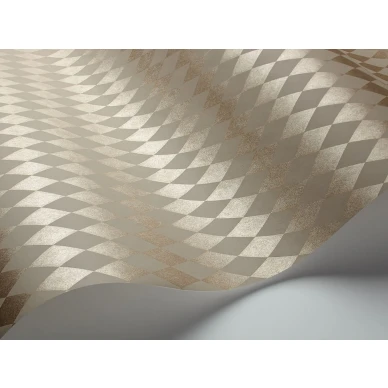 Cole et Sonin ruskea ruudullinen tapetti Titania 103 14058 kuva