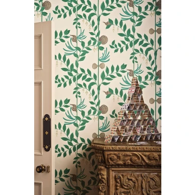 Lastenhuoneen leikkimielinen tapetti Cole et Sonilta etanoilla ja simpukoilla Secret Garden 103 9030 image