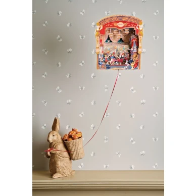 Lastenhuoneen tapetti Cole et Sonilta harmaa perhonen Peaseblossom 103 10034 kuva