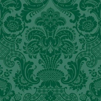 Petrouchka vihrea damasktapetti Cole et Sonilta 108 3012 kuva