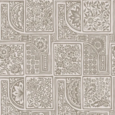 Bellini harmaa laattatapetti gilverpainolla Cole et Sonilta 108 9048 kuva